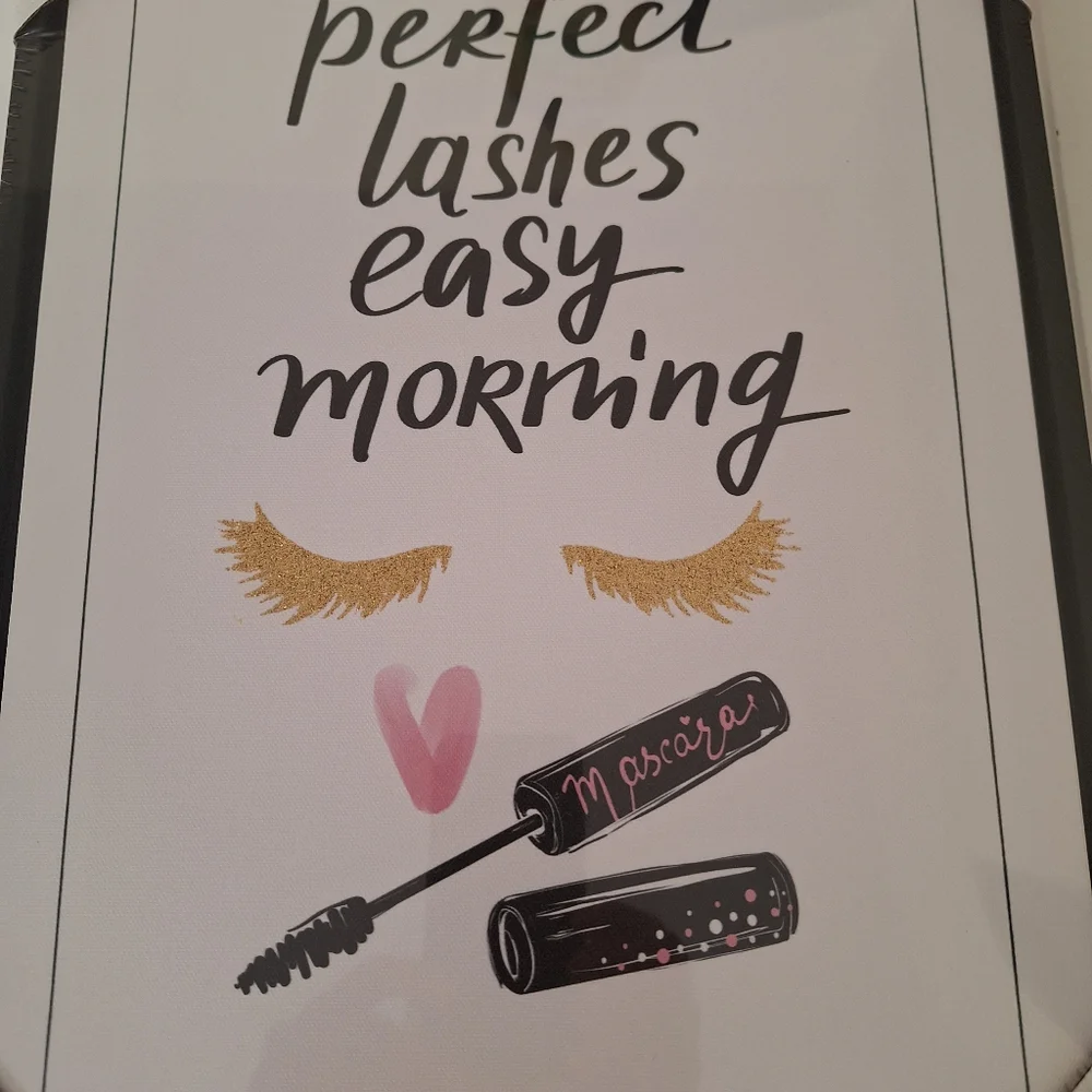 wall pictured art PERFECT LASHES EASY MORNING